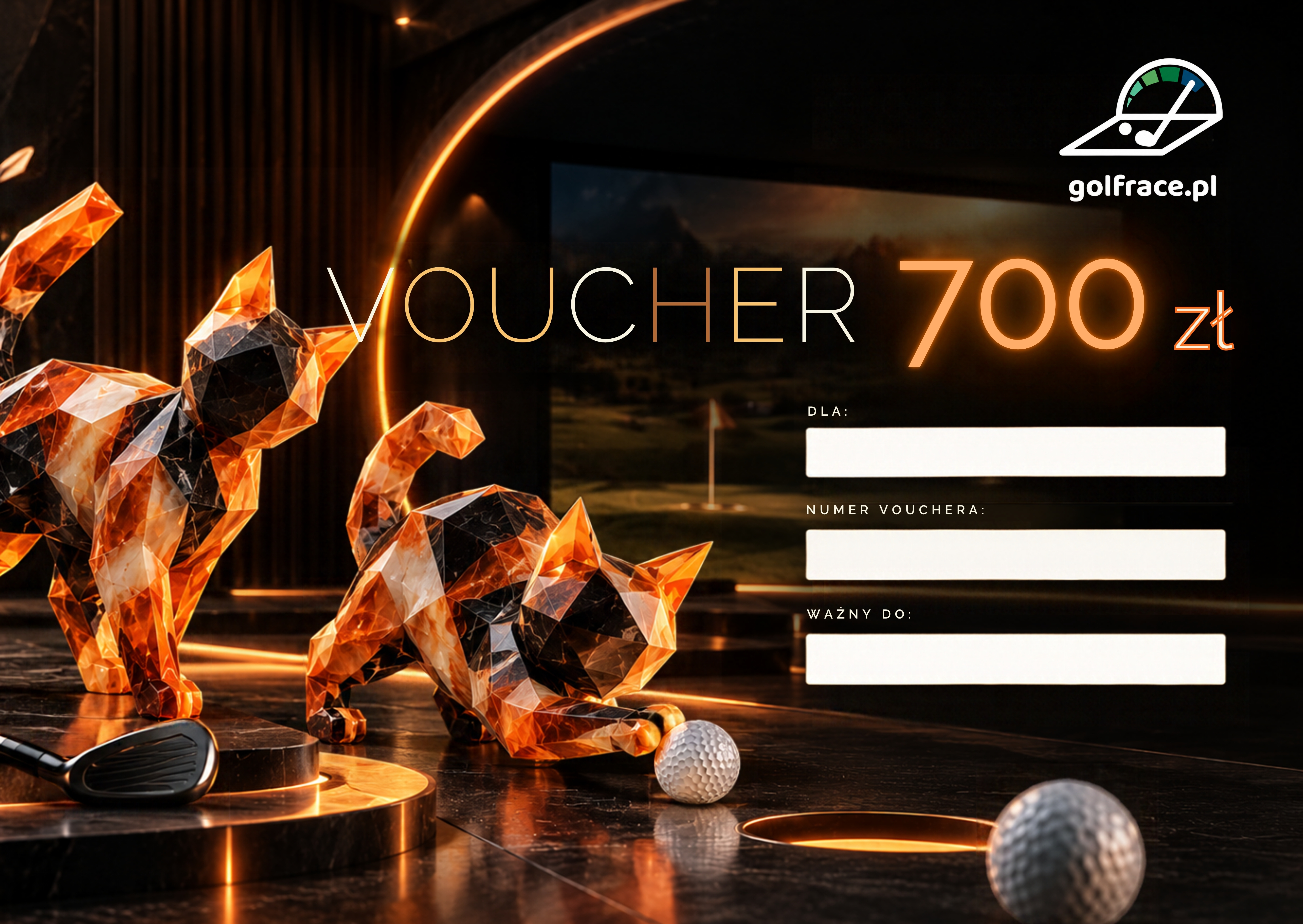 Voucher podarunkowy na kwotę 700 zł GolfRace.pl - obrazek 2